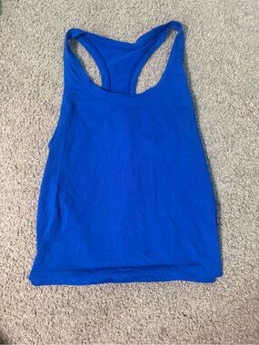 Lululemon Racerback Tank Top size 4. Color blazer blue